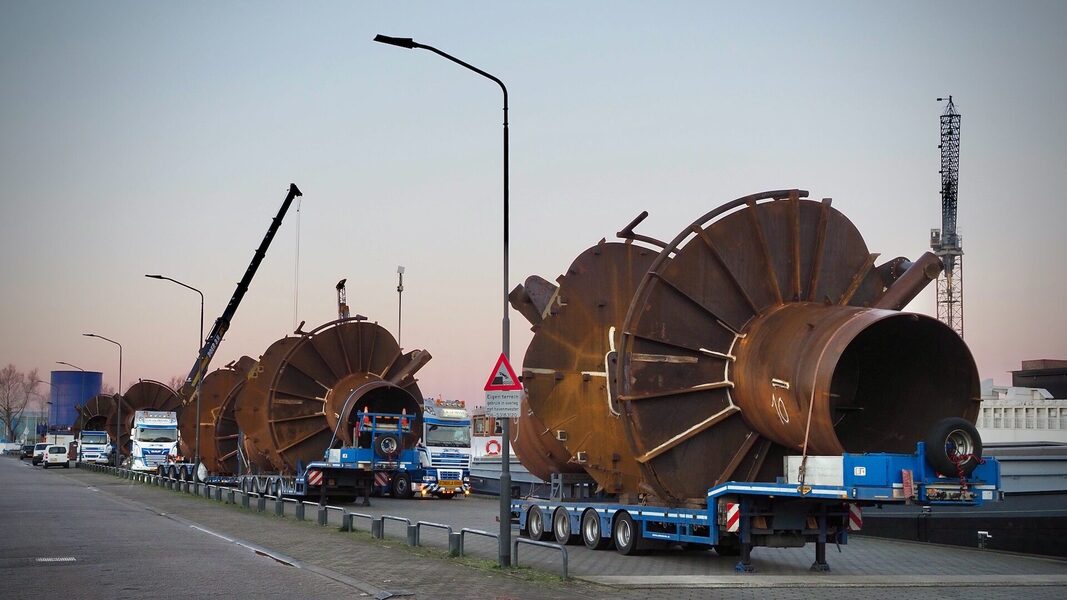 Calandkanaal STS paalkoppen