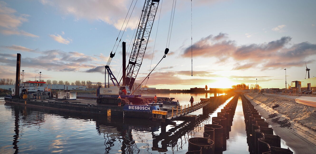 De Klerk Werkendam - fotobeeld kerstkaart Vereniging van Waterbouwers