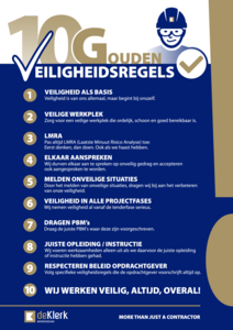 10 Gouden Veiligheidsregels De Klerk